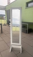 Schmuckschrank mit Ganzkörperspiegel  Weiss
