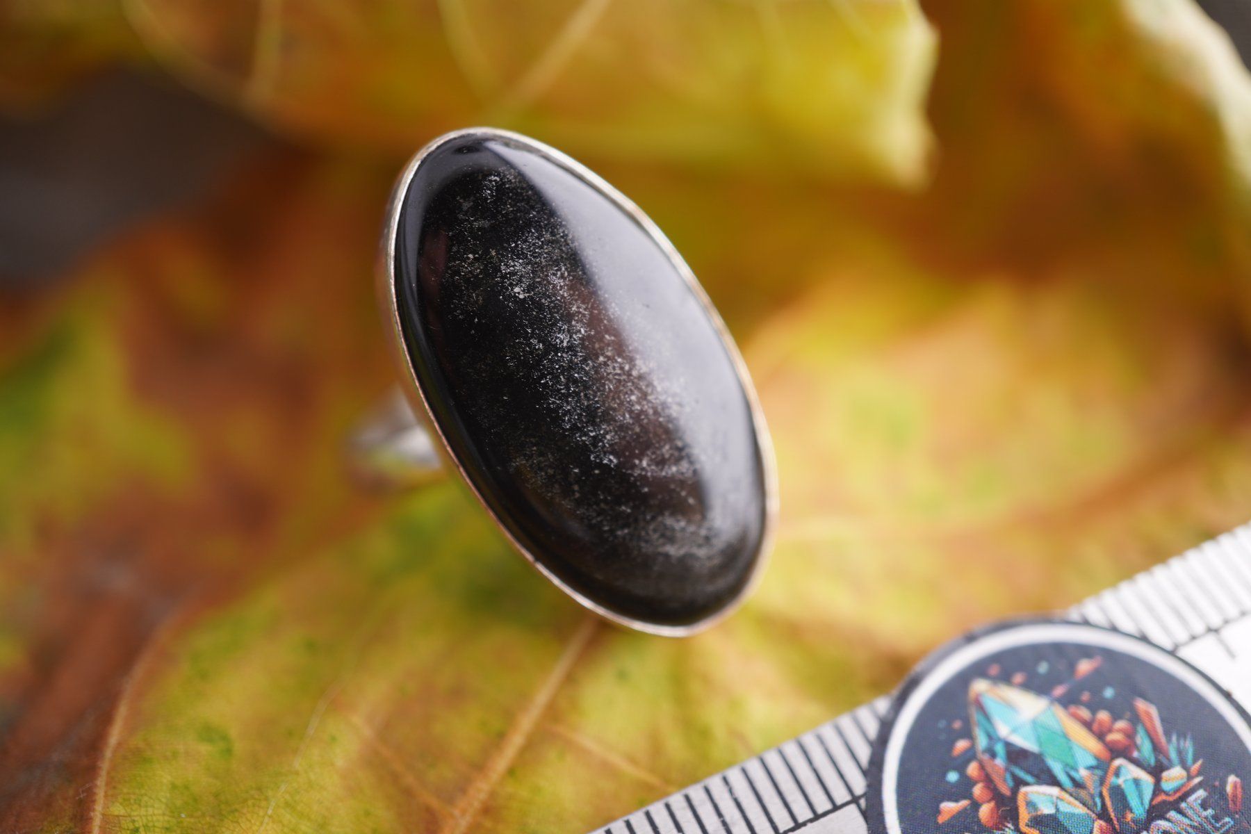 Minerali & Pietre curative: Siber Obsidian     ring Grösse  Variabel     (Räumung!) – Nuovo e nell'imballaggio originale da Eschenbach SG venduto da topstone 5