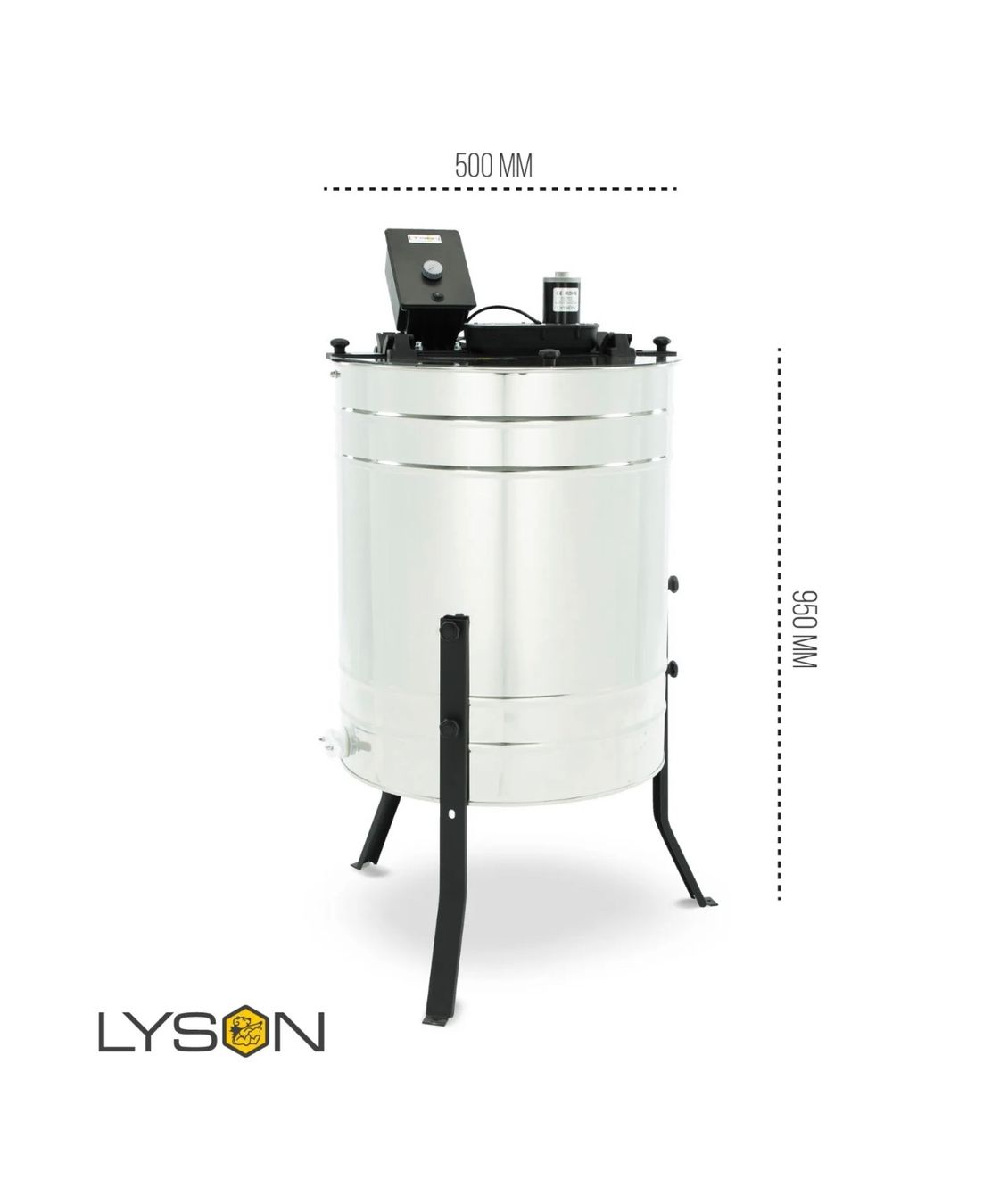 Tutte le macchine: Lyson Honigschleuder 4 Waben , Imker – Nuovo e nell'imballaggio originale da Amriswil venduto da JaJa-Express 6
