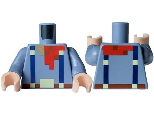 Lego Kit di costruzioni: LEGO Minecraft min248 Hero - Sand Blue Torso – Nuovo e nell'imballaggio originale da Basadingen venduto da NekoBricks 3