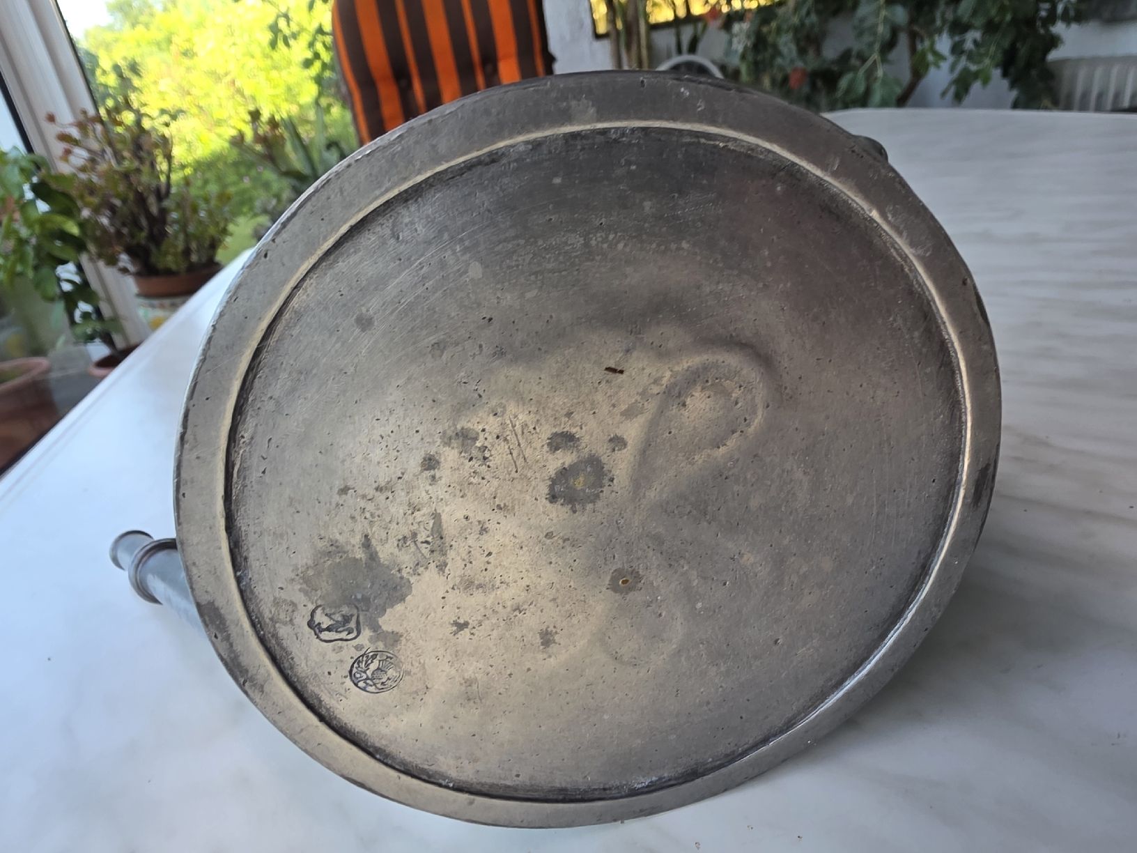 Annaffiatura & Irrigazione: Vintage Metal Watering Can: – Usato da Hinwil venduto da Ehretstock8 2