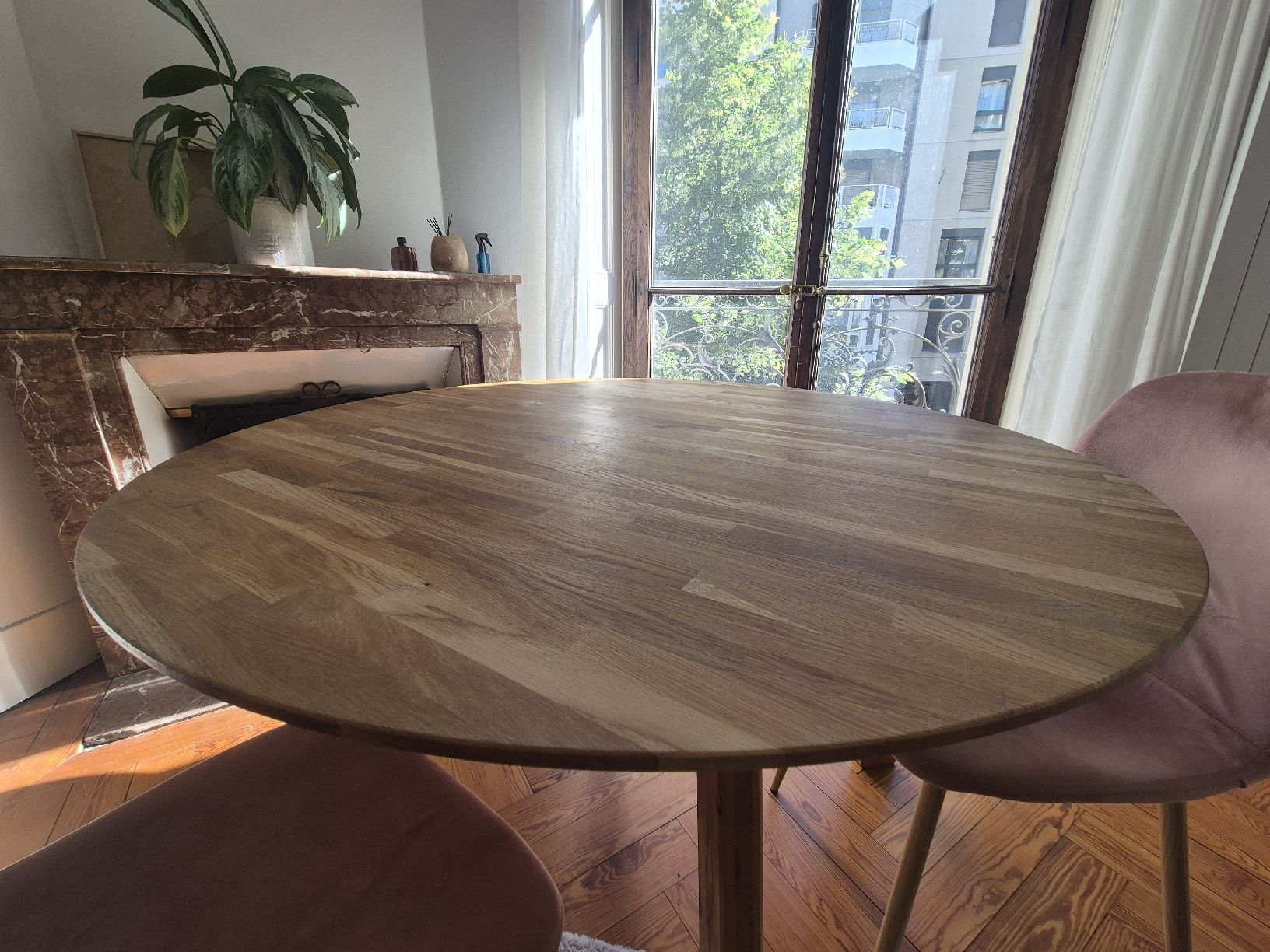 Tische: Table ronde en bois massif – Gebraucht aus Genève von cor_g6pf 4