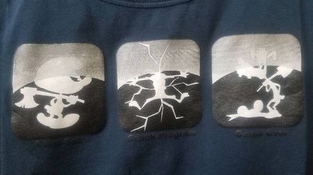 DeKuba Tshirt neu, dunkelblau, Grösse L