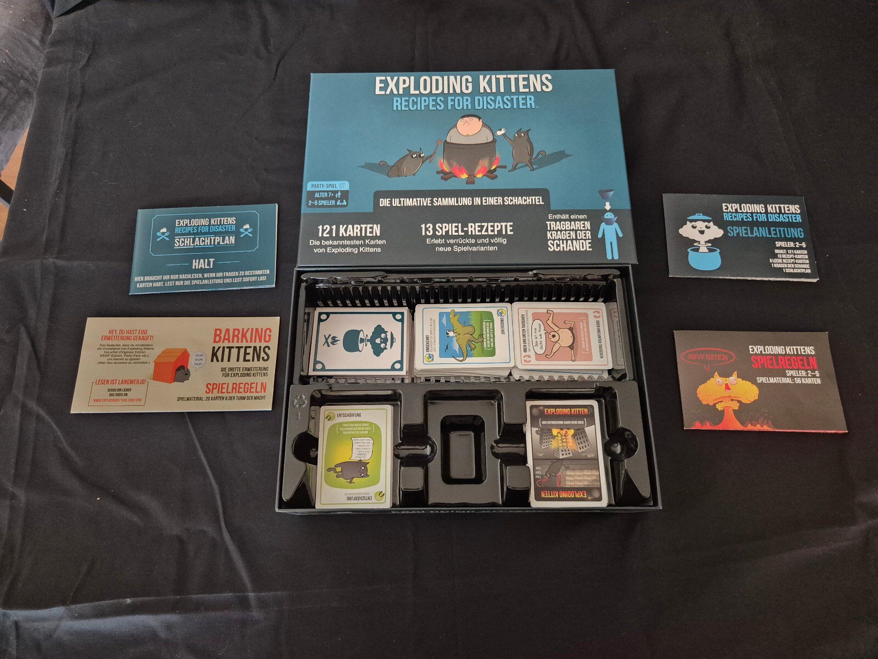 Giochi: Exploding Kittens Recipes For Disaster (DE) + 4 DLC – Usato da Oberkirch LU venduto da stefusch