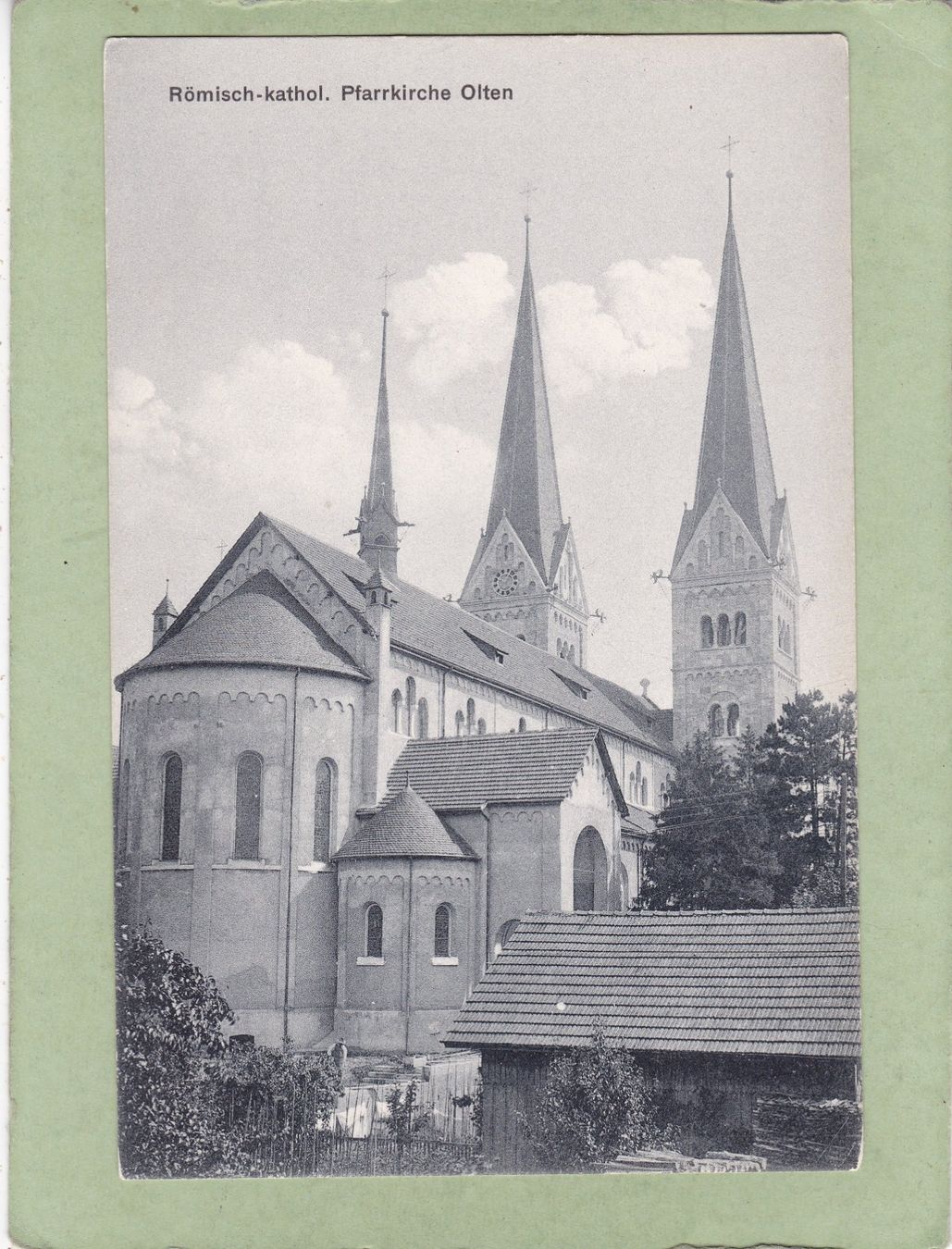 Cartoline postali: Olten Römisch-kathol. Pfarrkirche – Usato da Herisau venduto da Lisegrat2008