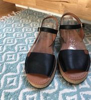 Schwarze popa keilsandalen gr 38