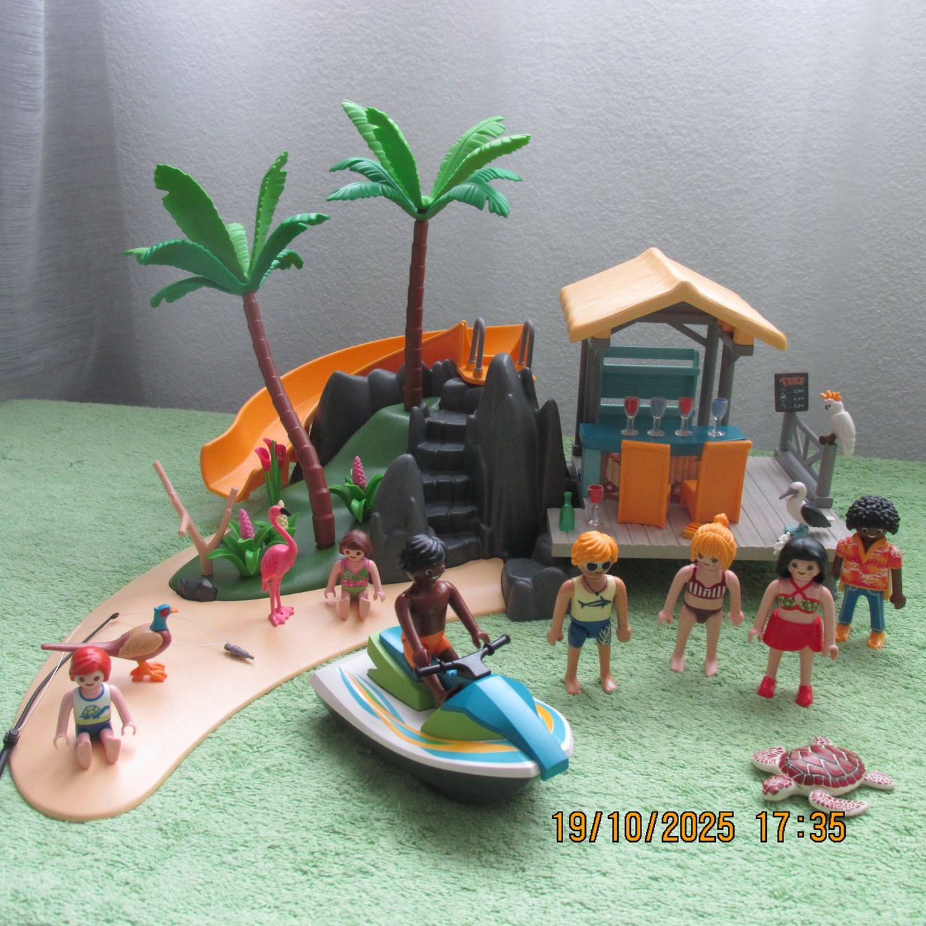 Playmobil Insel🌴🍹 Bar, Rutsche & Jet-Ski Action! (Gebraucht) in ...