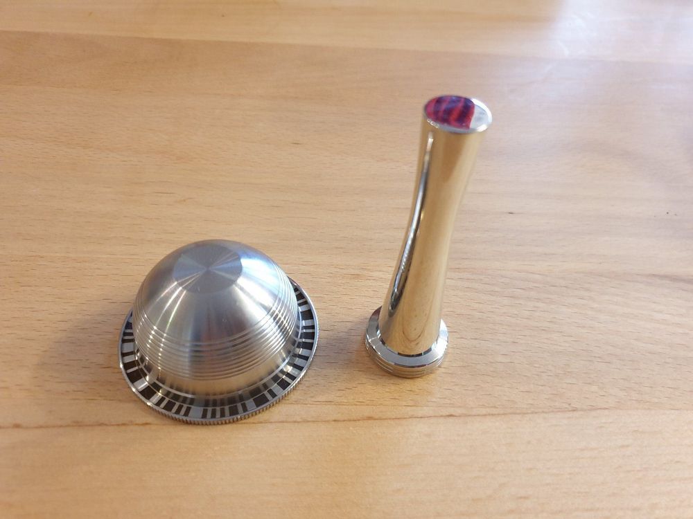 Wiederverwendbares Vertuo-Kapsel-Nachfüllset – Mit 100 Alufolien, Halter, Messlöffel, Für Nespresso VertuoLine