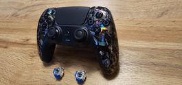 🎮Manette PS5 Noir avec Vinyle et joysticks TMR