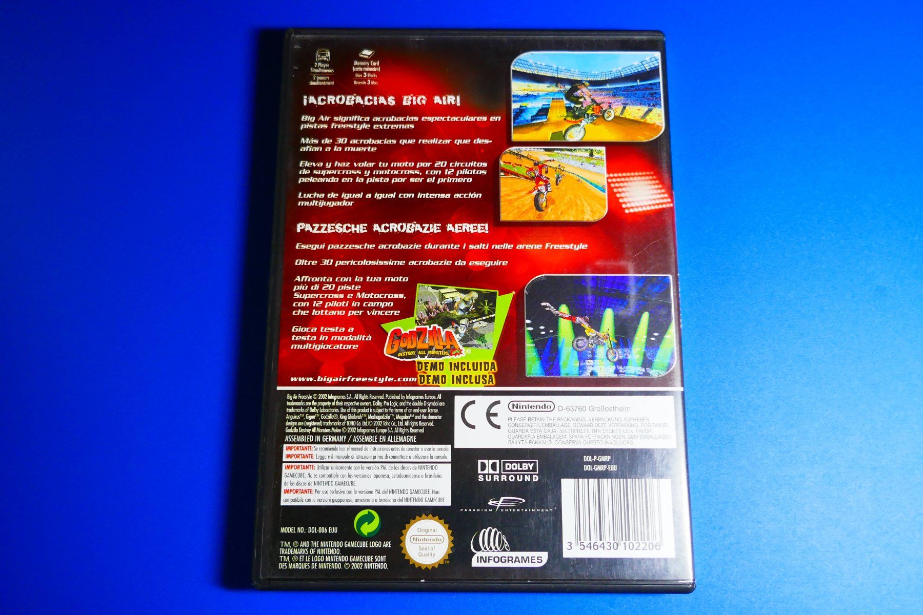 Nintendo Giochi: Big Air Freestyle - Nintendo GameCube – Usato da Vuarrens venduto da Espace-Retro 2