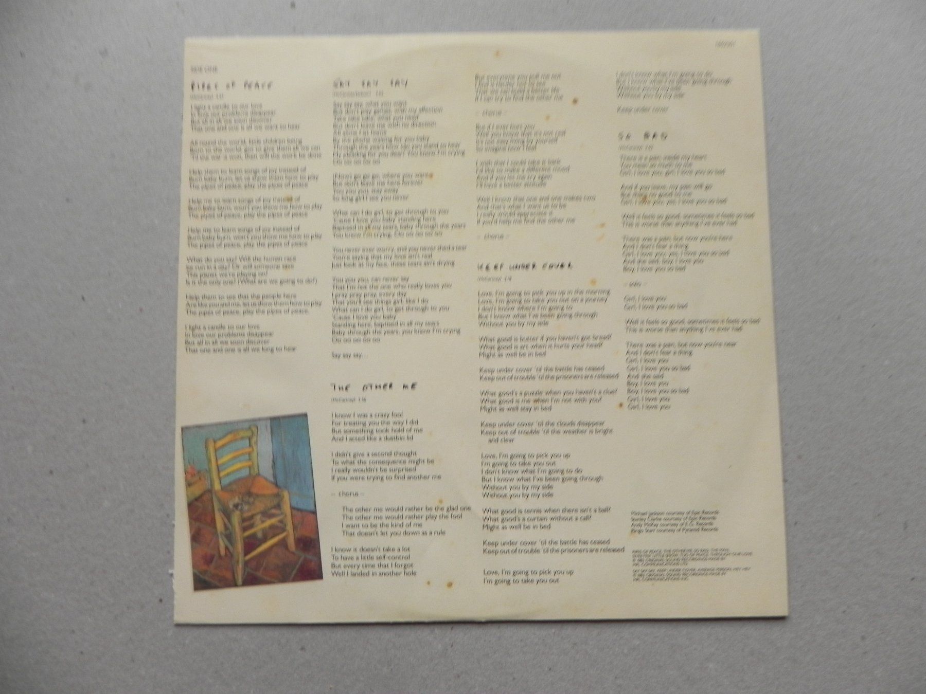 Dischi in vinile: LP Rock Pop Michael Jackson Paul McCartney Ringo Starr 1983 – Usato da Siebnen venduto da krimsie 3