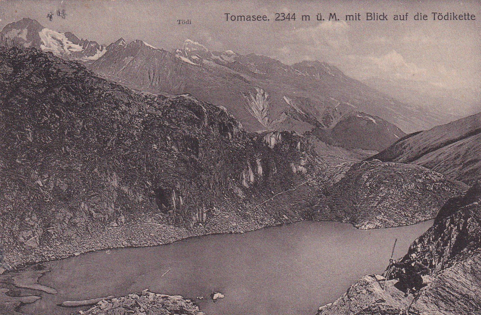 Cartes postales: Tomasee mit Blick auf die Tödikette – D'occasion à Cormoret par Pascalll2001
