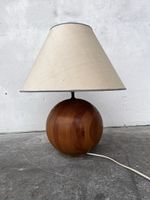 Dänische Mid Century 60er Jahre Pultlampe Holzfuss 