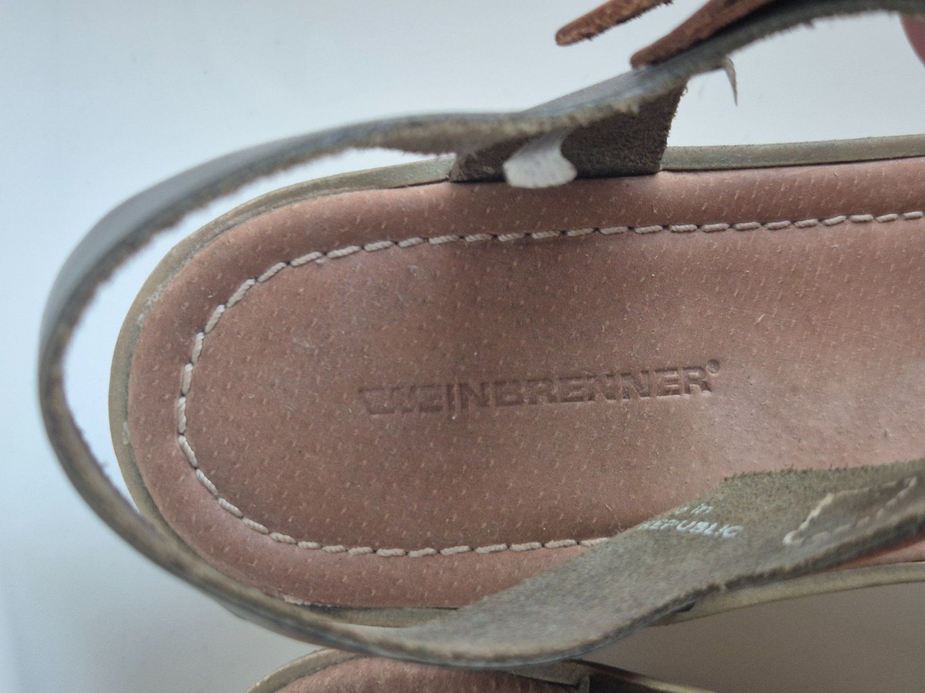 Scarpe da donna: Weinbrenner Keilabsatz Sandalen, Leder, Gr. 39 – Usato da Volketswil venduto da Dokinka 6