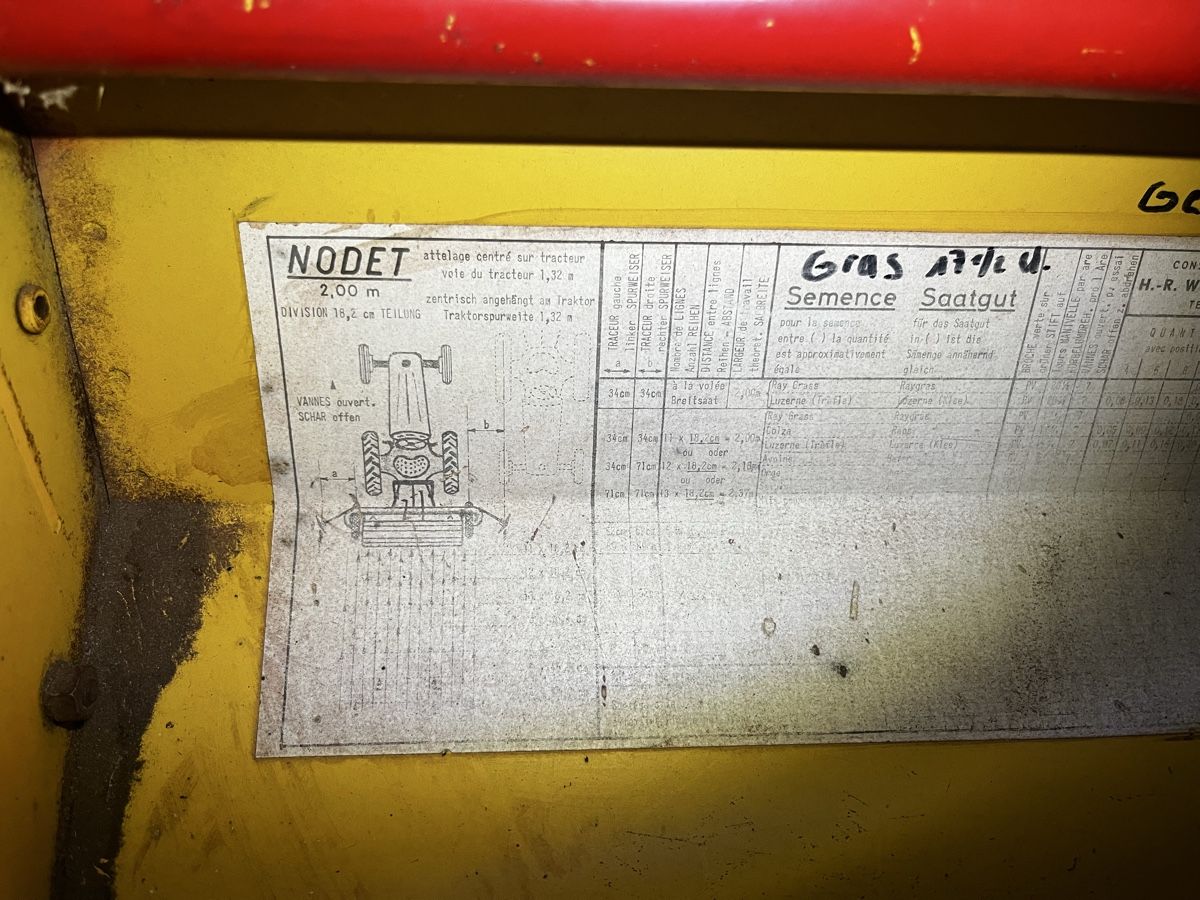 Nodet Tutte le macchine: Schleppschar Nodet Sähmaschine – Usato da Wengi b. Frutigen venduto da nik_26gk 4