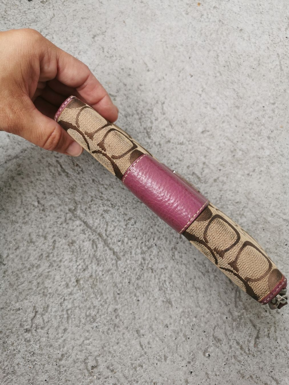 Coach Portamonete: Coach Portemonnaie, Canvas/Leder – Usato da Cham venduto da julayla 3