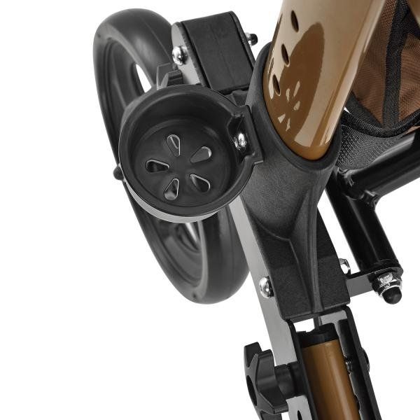 Ausili per la deambulazione: Aluminium Rollator klappbar Sitzfläche Einkaufstasche Braun – Nuovo e nell'imballaggio originale da Kreuzlingen venduto da DealBlitz 9