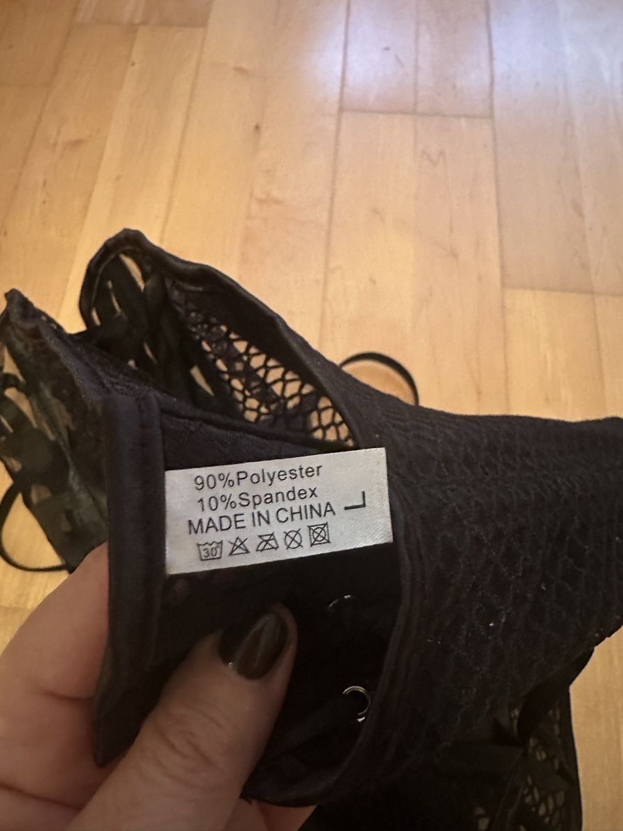 Sonstige Unterwäsche: Korsett schwarz aus Netz Gr. 40 – Neu und originalverpackt aus Altendorf von Eastwick4 4