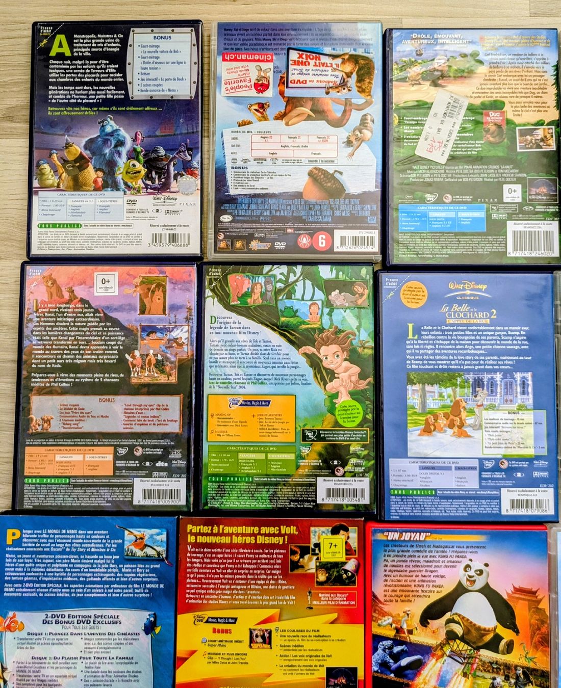 Tutti i DVDs: 19 dvd Pixar Disney  – Usato da Châtonnaye venduto da Enjie 3