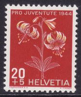 Pro Juventute SBK-Nr. 111 (Türkenbund 1944) postfrisch **