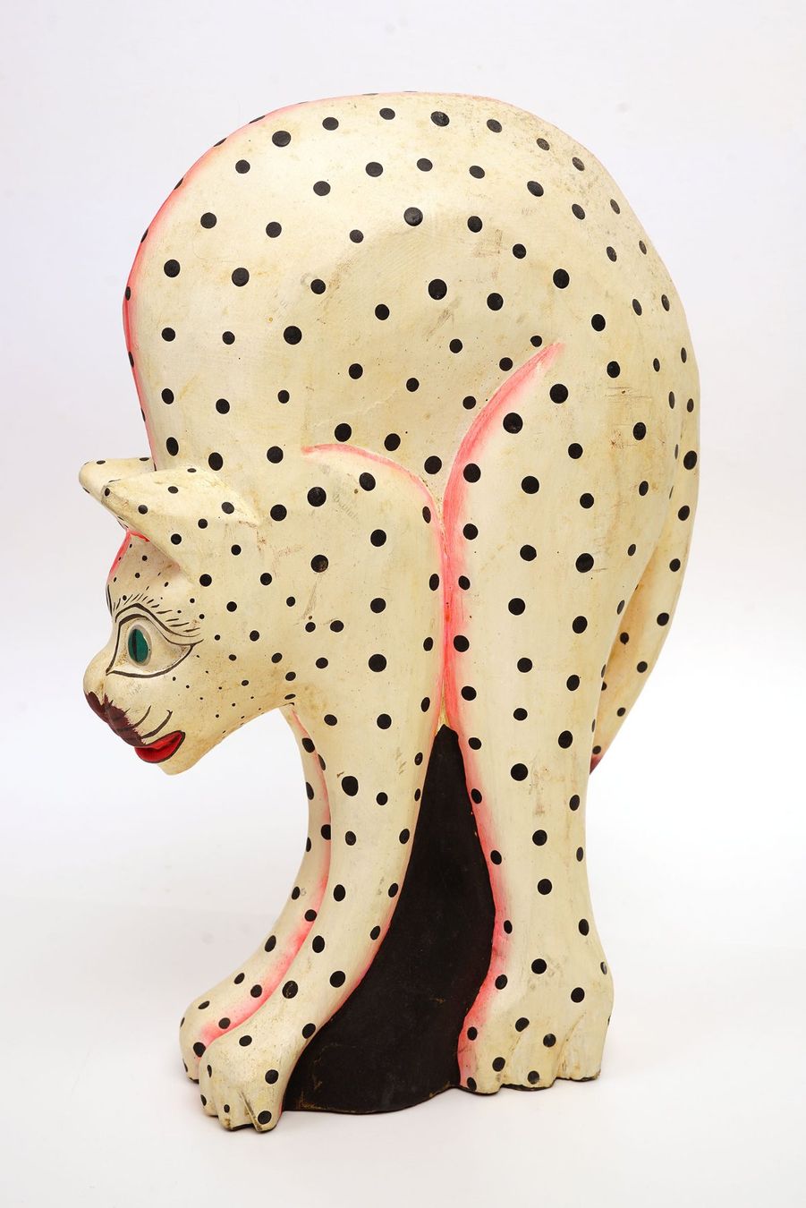 Figuren: Handgeschnitze Katze aus Bali, 29cm – Gebraucht aus Buochs von chicco64 4