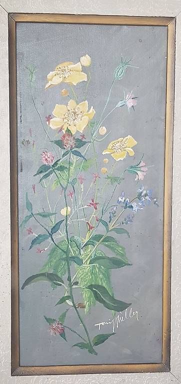 Dipinti: Set von 4 Vintage Gemälden / Bilder mit Rahmen – Usato da Wauwil venduto da jov_5xfr 3