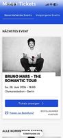 2x Bruno Mars 28.06.26 Berlin Sofortübertragung (E-Mail)