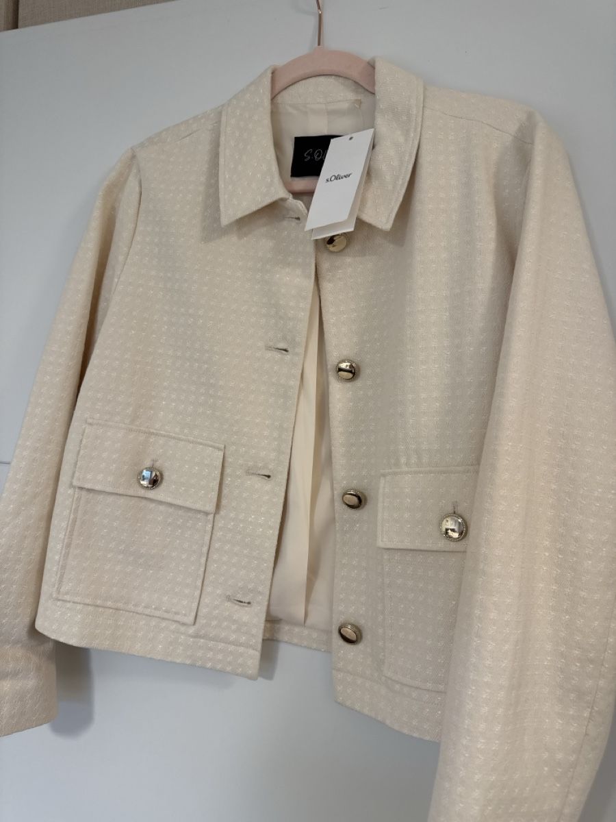 S.Oliver Giacche: S. Oliver Jacket Beige New with tags Size 40 – Nuovo (secondo la descrizione) da Beringen venduto da Edu-Nati