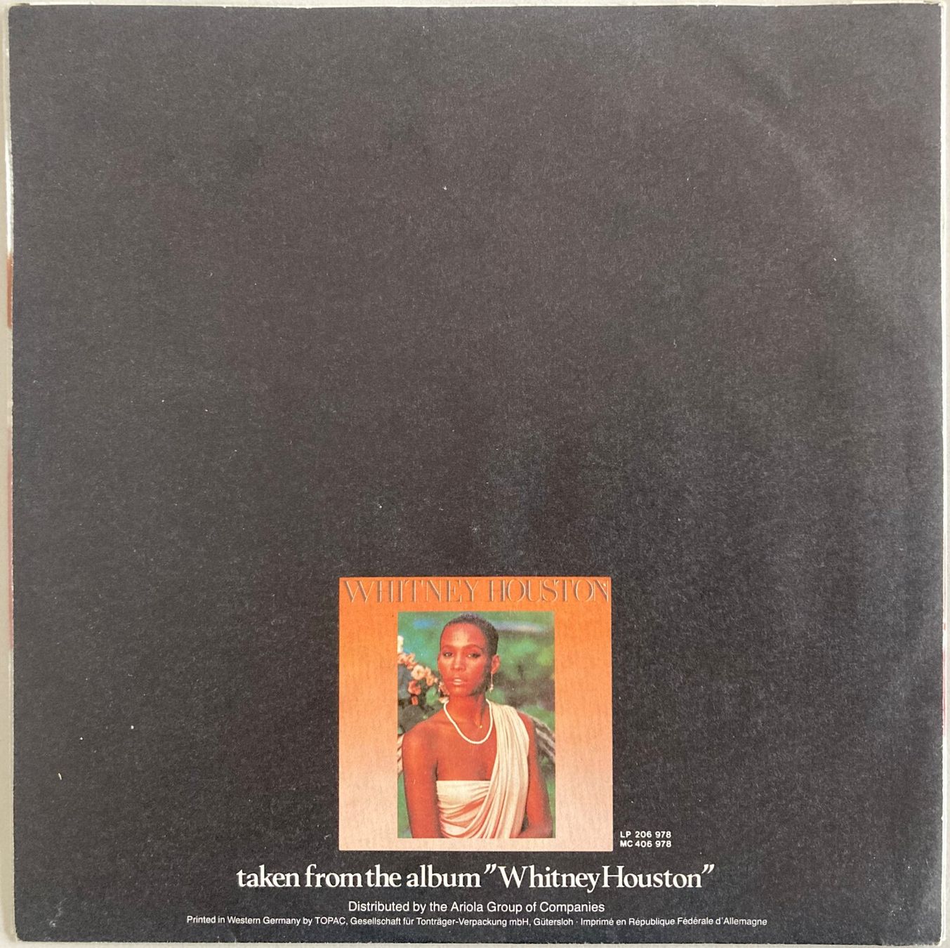 Dischi in vinile: WHITNEY HOUSTON - SAVING ALL MY LOVE FOR YOU – Usato da Bottens venduto da hotter-than-hell 1