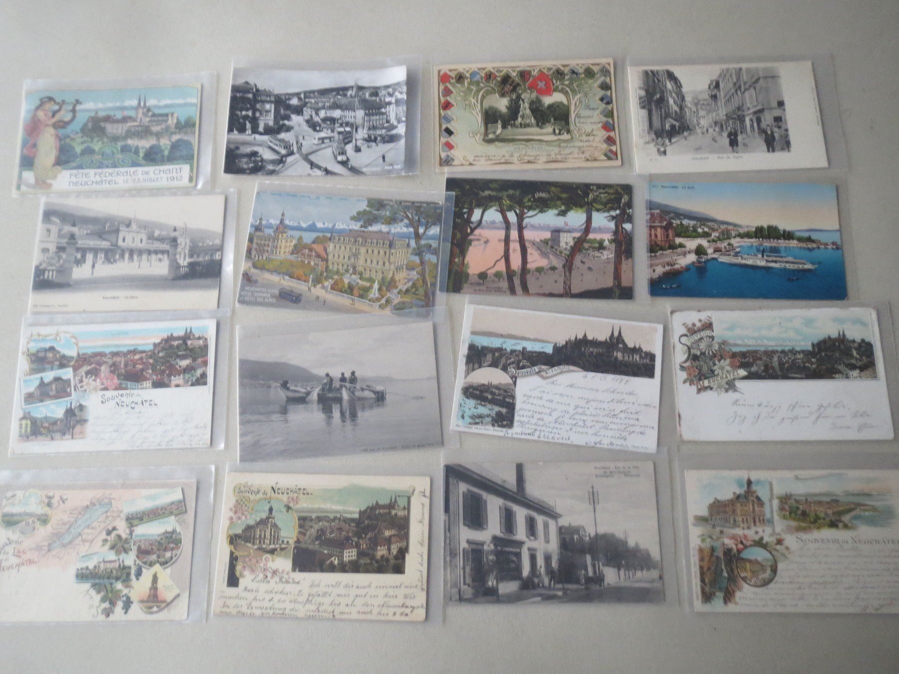 Cartoline postali: Neuchâtel, etwa 1350 alte Ansichtskarten – Usato da Tagelswangen venduto da Miski 3