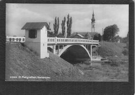#St. Margrethen , Rheinbrücke , Fotokarte , gel. 1921