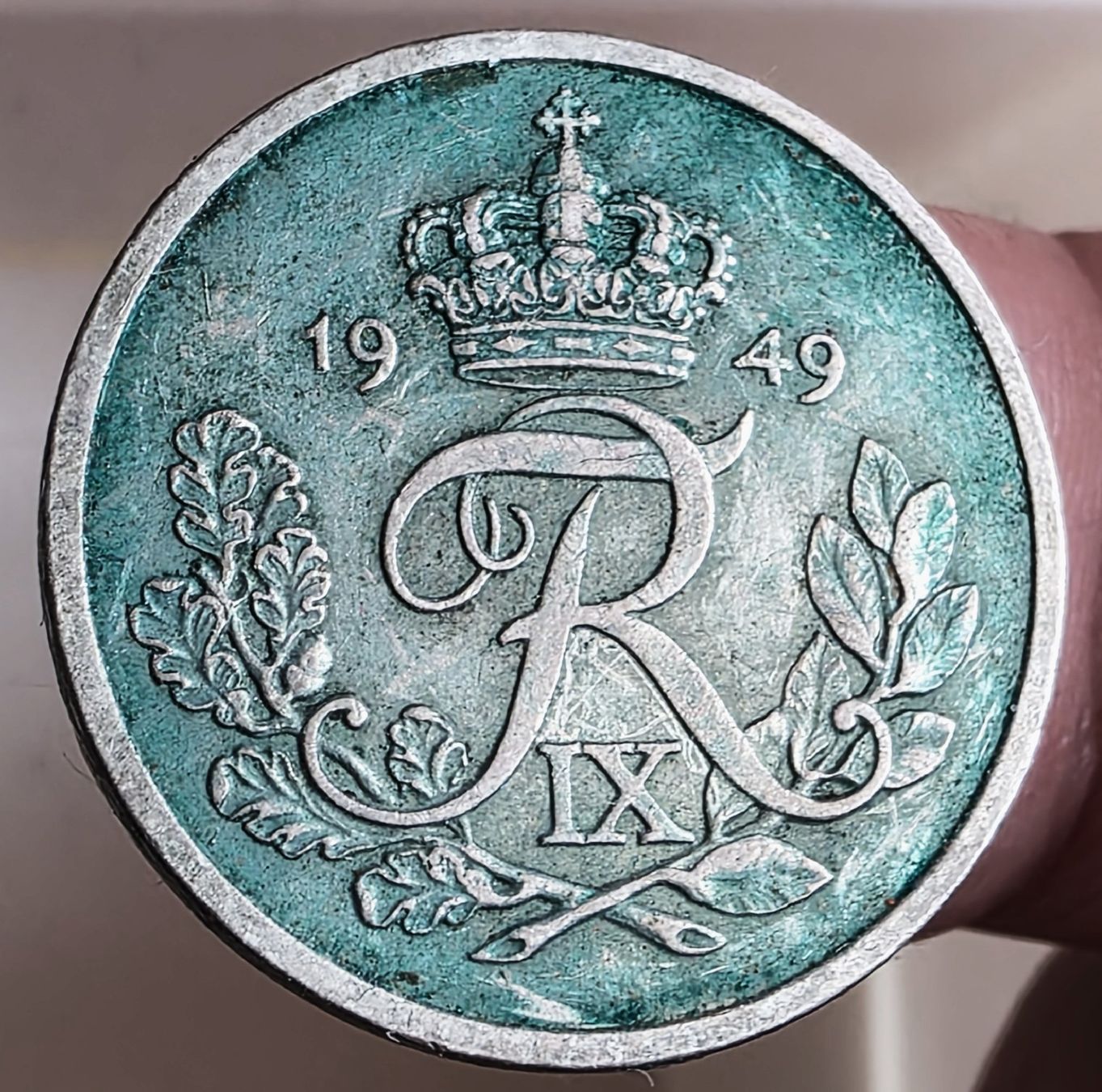 Tutti le monete: DÄNEMARK 25 ORE 1949 – Usato da winterthur venduto da CoinPassion