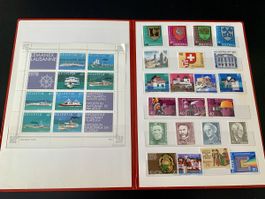 Rotes PTT Briefmarken Album 1978 💌 unfrankiert!