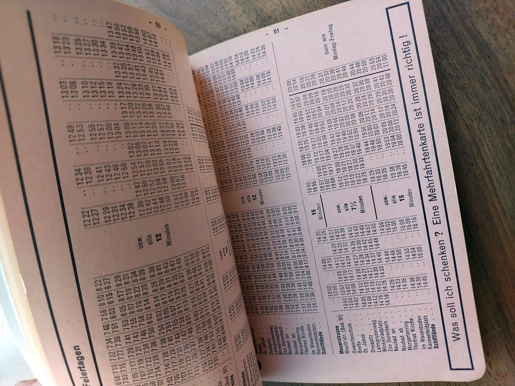 Libri: BVB Fahrplan 1972/73 – Usato da Schönenwerd venduto da Steidi 3