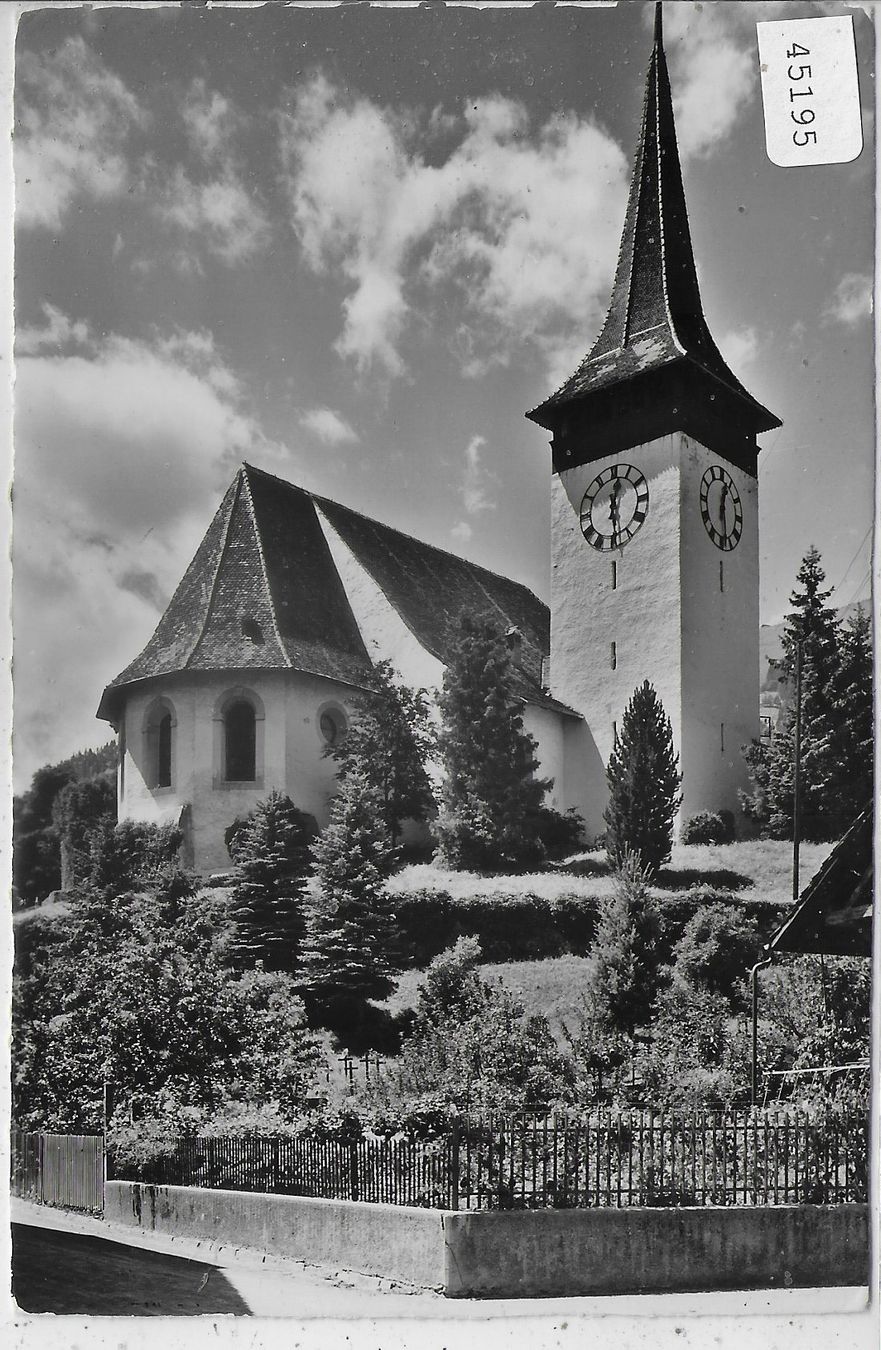 Cartoline postali: Kirche - Frutigen - Photo: E. Gyger – Usato da Ettingen venduto da Kartenplanet