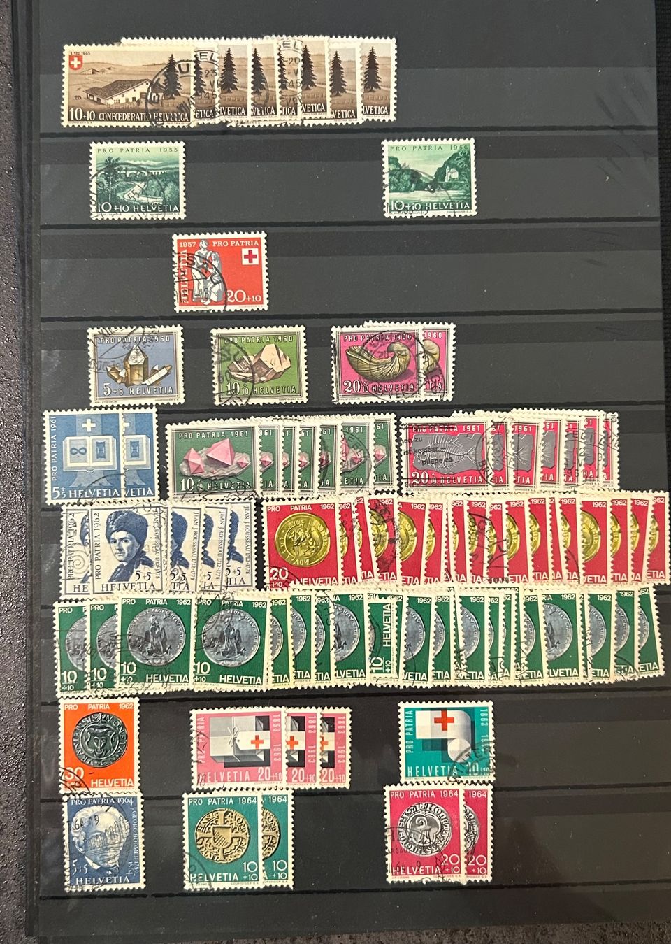 Tutti i francobolli: Kleines Lot div. Schweizer Briefmarken (5) – Usato da Reinach AG venduto da Polarstern1 3