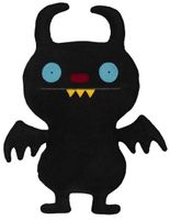 Uglydoll Njnja Batty Shogun 10 cm schwarz Clip On