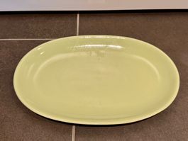 Platte Grün Porzellan Lilien Porzellan Austria Rössler ?