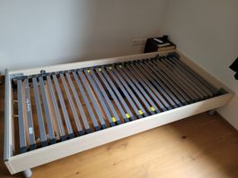 Bett und Lattenrost für Matratze 90x200 cm