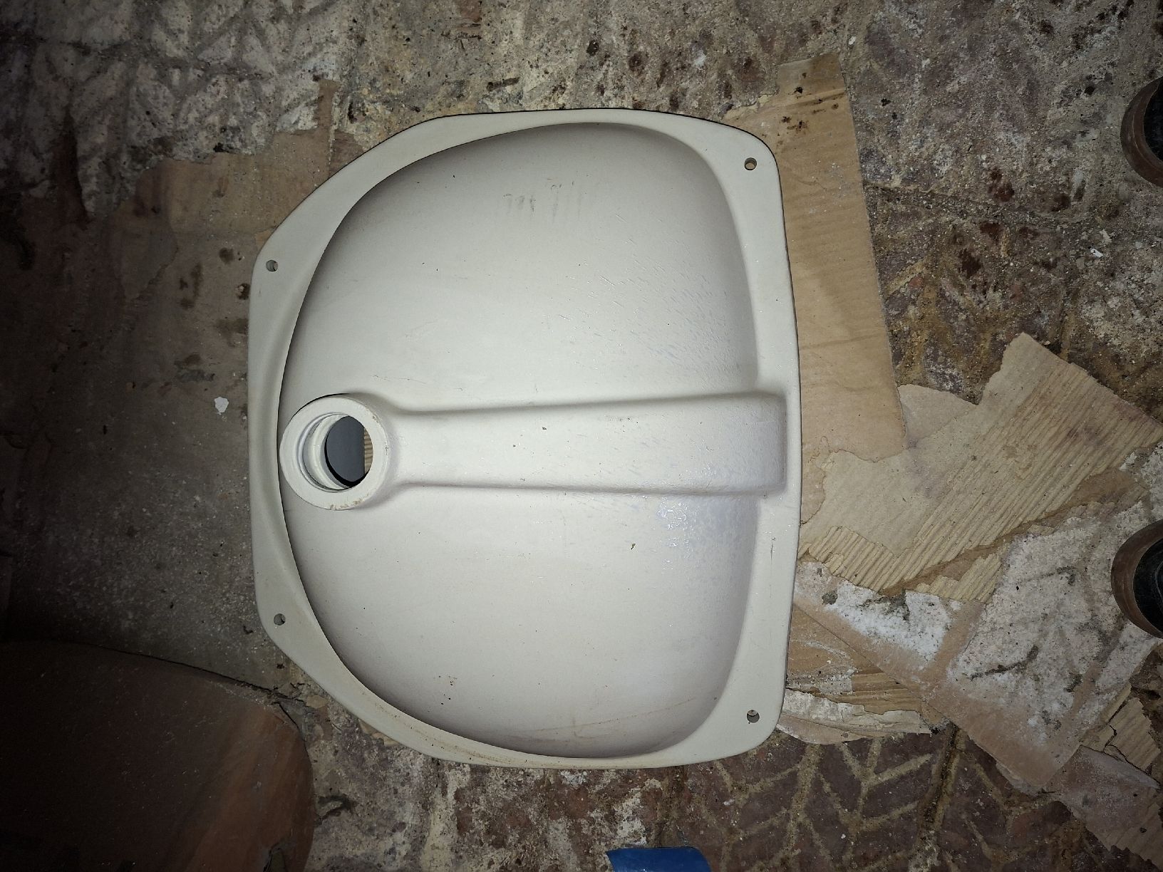 Lavabi & lavandini: Einbaulavabo hellblau 50x43 – Nuovo (secondo la descrizione) da Horboden venduto da hasel555 3