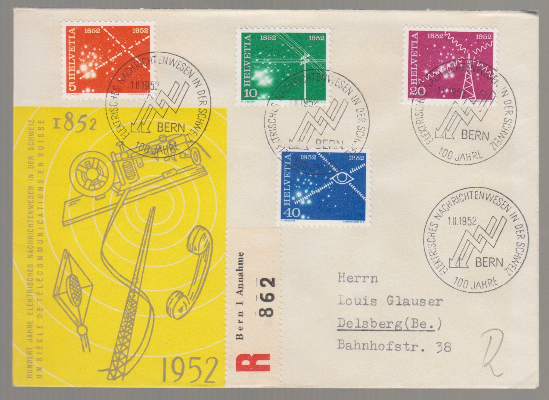 Tutti i francobolli: FDC n° 3309 - 312 – Usato da Boécourt venduto da Denteles66