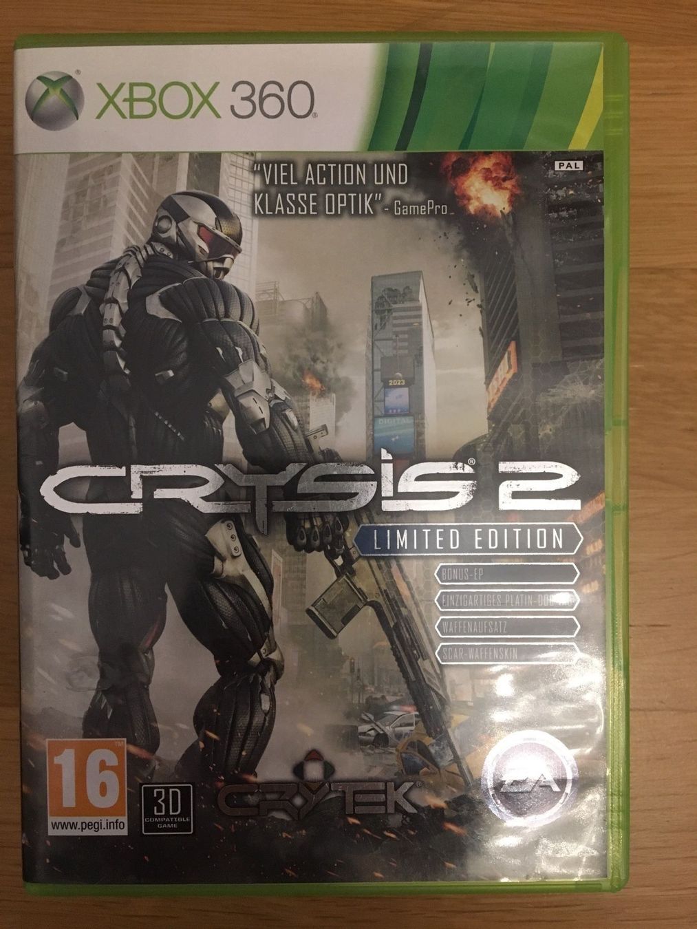 Spiele: Crysis 2 - Xbox 360 – Gebraucht aus St.gallen von taduz