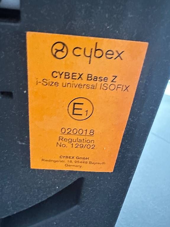 Seggiolini per auto: CYBEX Base Z ISOFIX – Usato da Thayngen venduto da vin_vq79 1