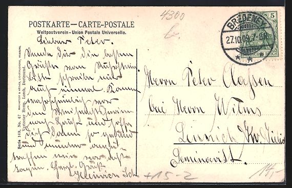 Cartoline postali: Essen, Zeppelin über dem Hotel Ruhrstei – Usato da Berlin venduto da bartko-reher 1
