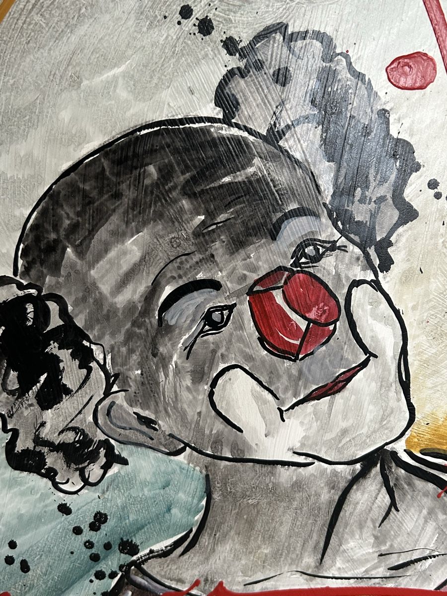 Dipinti: Gemälde Clown Hans M. Zbinden – Usato da Zufikon venduto da Michu11 2
