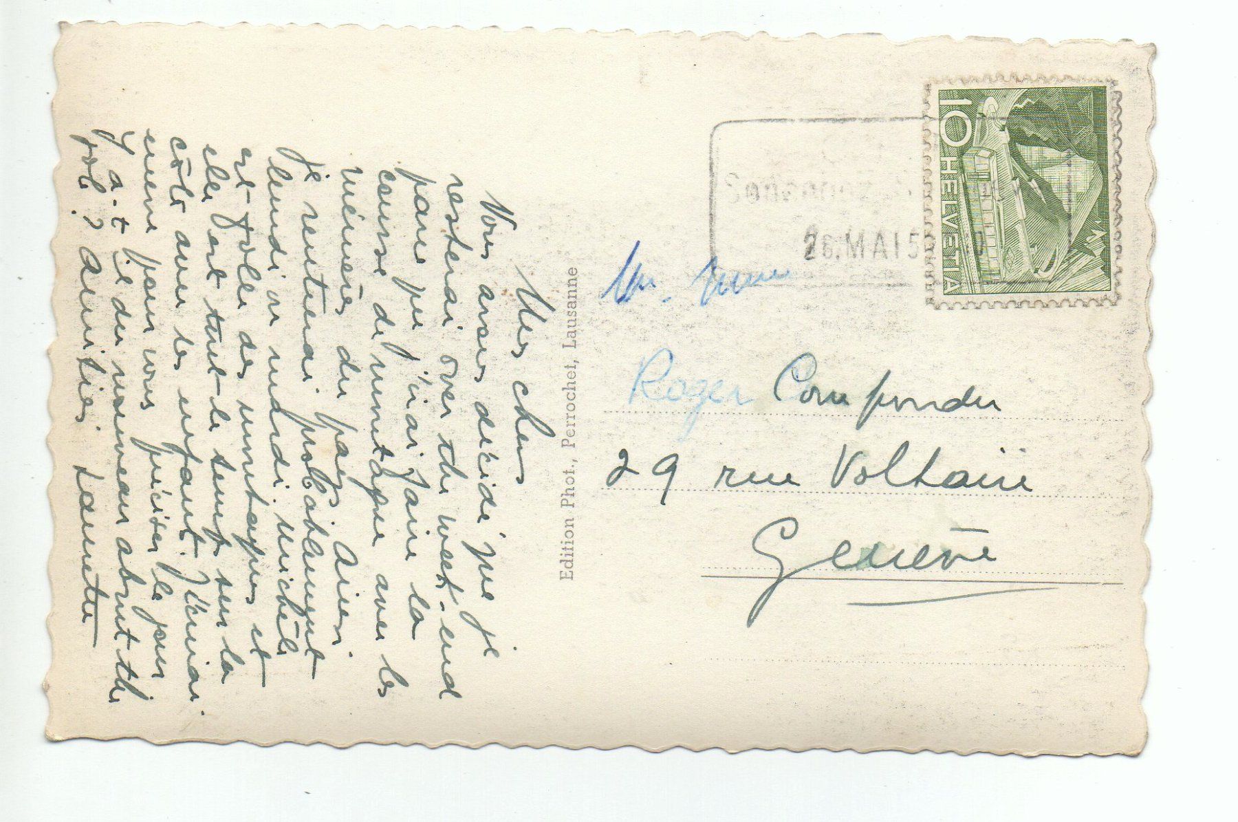 Ansichtskarten: SONCEBOZ No. 5401 – Gebraucht aus Jona von philajona 1
