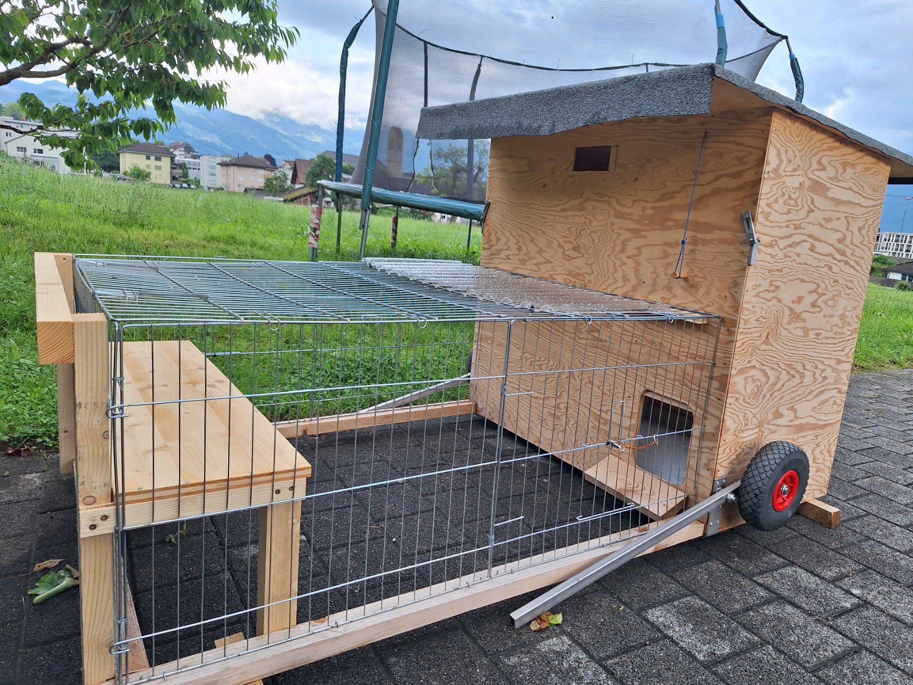 Gabbie, trasporto & Sicurezza: Hasenstall Fahrbar – Nuovo (secondo la descrizione) da Uznach venduto da Carlsson80 1