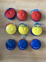 9 farbige Kastagnetten