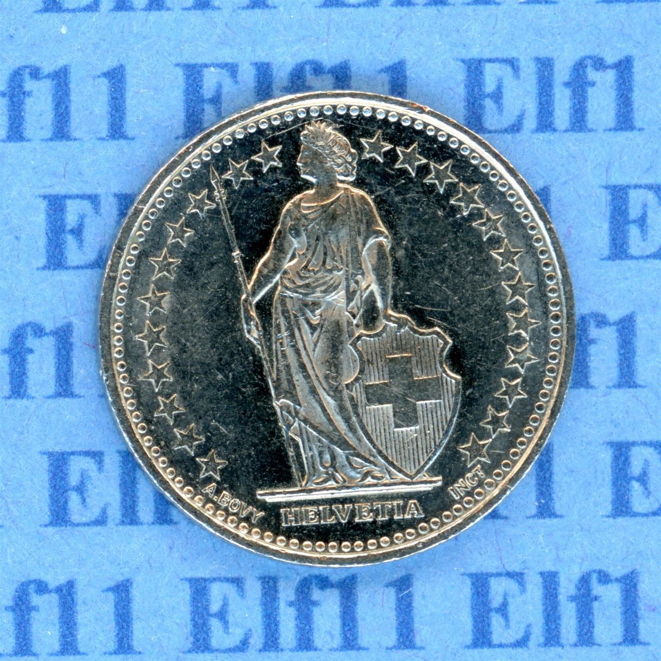 Tutti le monete: CHF___0.50 2009 -vz 50 Rappen – Usato da Widnau venduto da Elf11 1