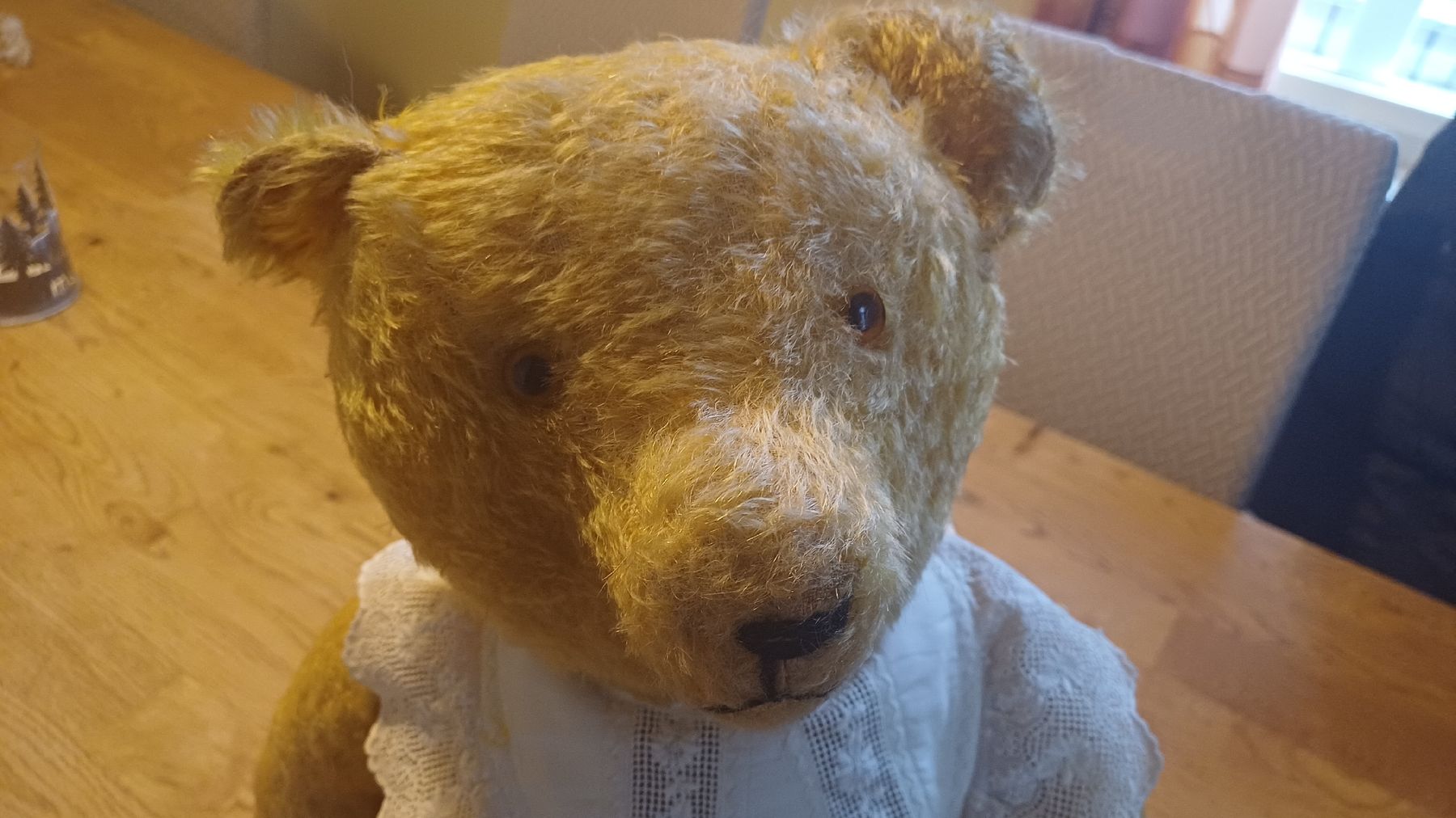 Teddy Hermann Giocattoli: Grosser Antiker Teddybär 80 cm – Usato da Flawil venduto da Naphtali 7